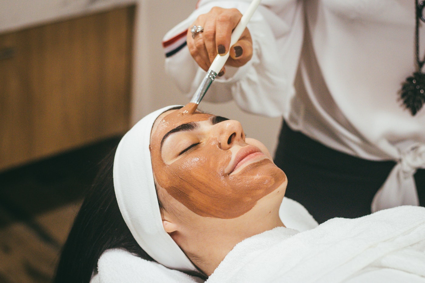 Aesthetic treatment at a medical spa